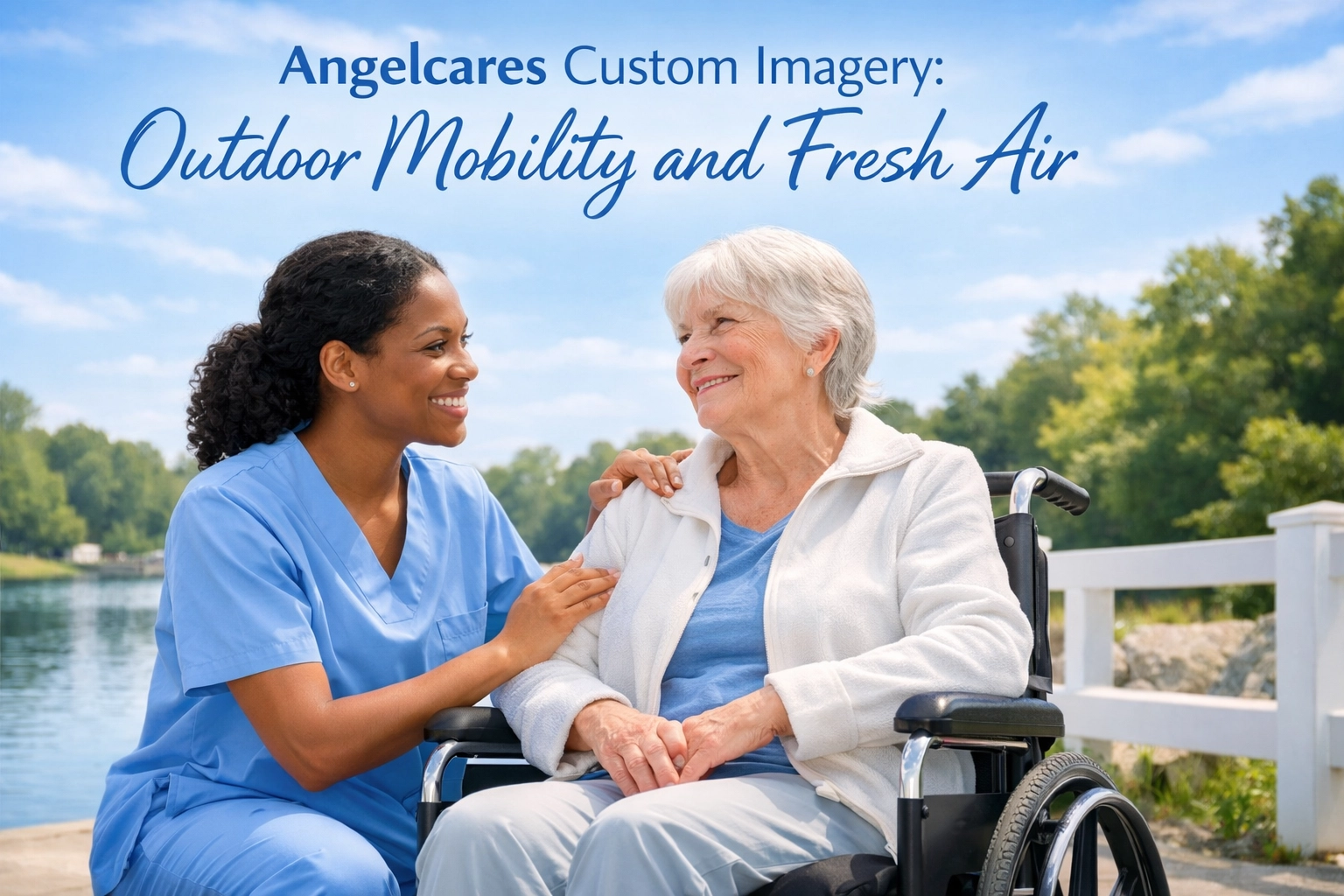 Angelcares Custom Imagery: Outdoor Mobility and Fresh Air