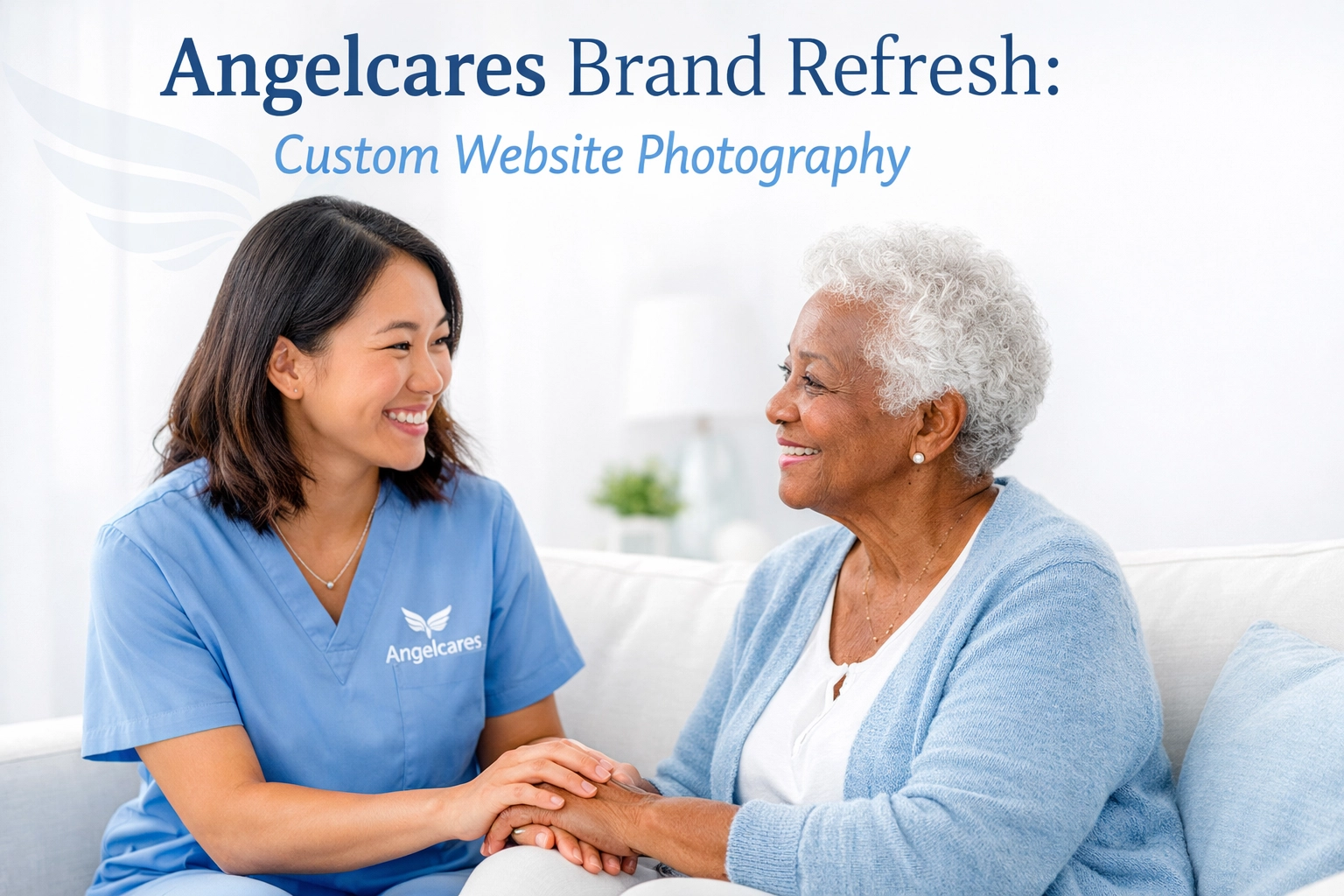Angelcares Brand Refresh: Custom Website Photography