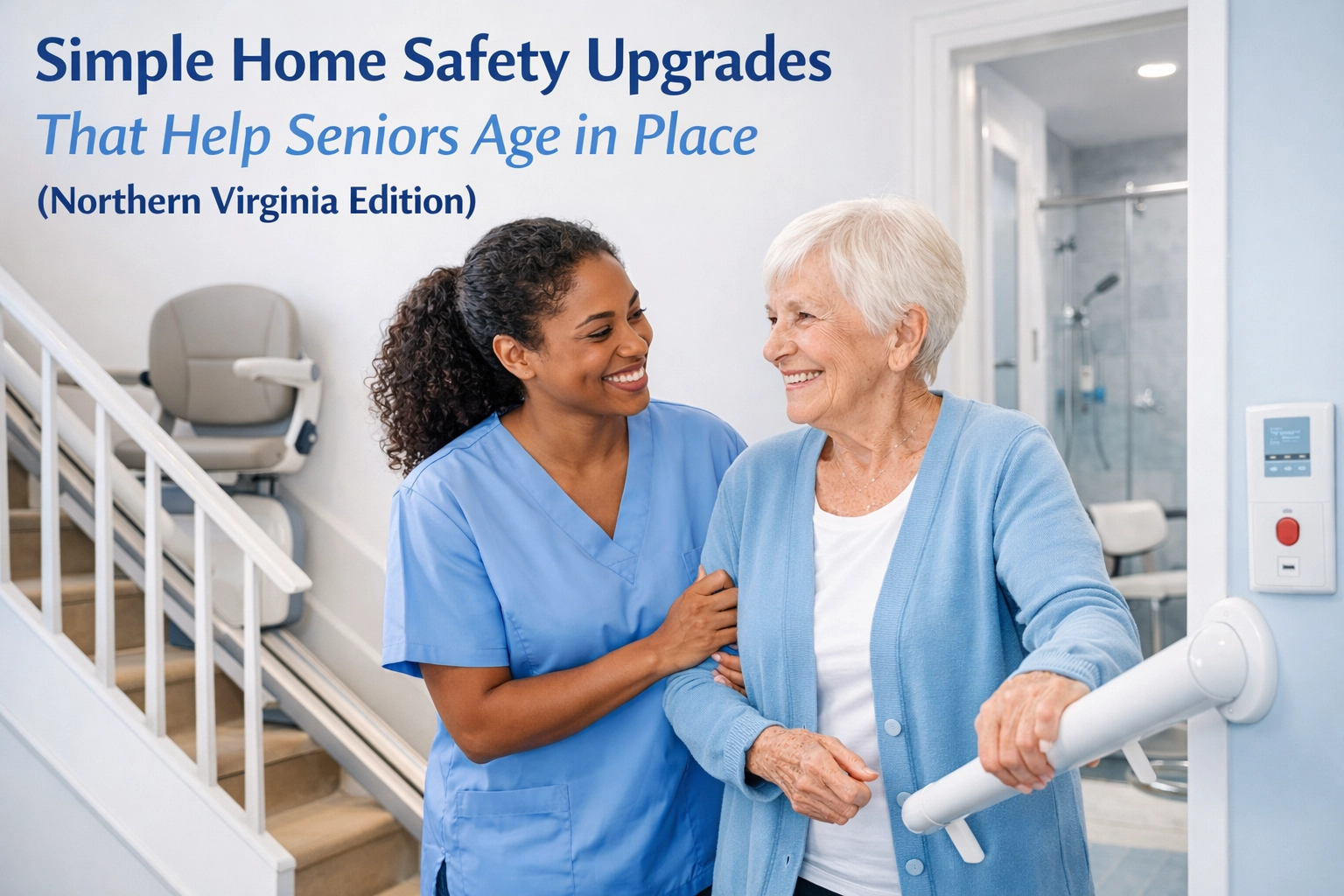 Simple Home Safety Upgrades That Help Seniors Age in Place (Northern Virginia Edition)